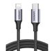 Кабель UGREEN US304 USB-C to Lightning M/M Cable Aluminum Shell Braided 1m (Black) (UGR-60759) (UGR-60759)