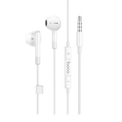 Наушники HOCO M93 wire control earphones with microphone White (6931474765239)