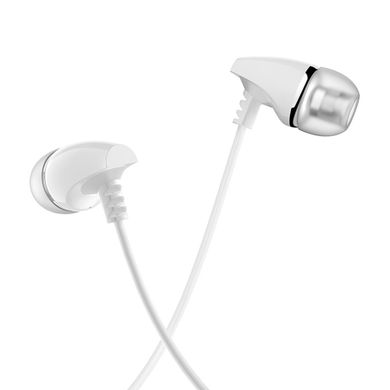 Навушники BOROFONE BM25 Sound edge universal earphones with mic White (BM25W)