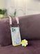 Чохол для iPhone 15 Pro Max Квітка-Семицвітка з ременем для плеча Фіалковий