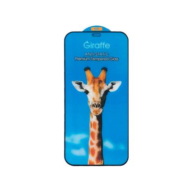 Защитное стекло Giraffe Anti-static glass для iPhone 15 Plus черное