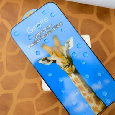 Защитное стекло Giraffe Anti-static glass для iPhone 15 Plus черное