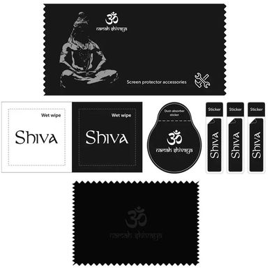 Защитное стекло Shiva (Full Cover) для iPhone 13/13 Pro/14 (6.1") черное