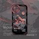 Чехол для iPhone 15 Snowy Mountains с защитой камеры Прозрачно-розовый