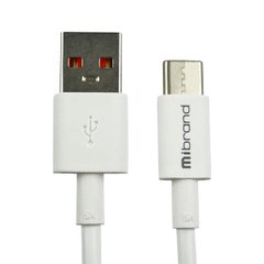 Кабель Mibrand MI-12 High Current Charging Line USB for Type-C 5A 1m White (MIDC/12TW)