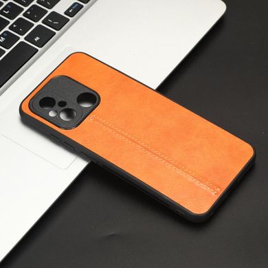 Чохол Cosmiс Leather Case для Xiaomi Redmi 12C/Xiaomi Poco С55 Orange