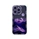 Чохол для iPhone 15 Scenery Mountains із захистом камери Прозоро-фіолетовий
