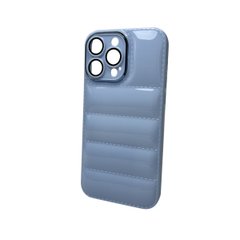 Чохол Down Jacket Frame для Apple iPhone 14 Pro Light Blue