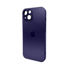 Чохол AG Glass Matt Frame Color Logo для Apple iPhone 15 Deep Purple