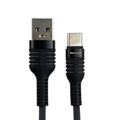Кабель Mibrand MI-13 Feng World Charging Line USB for Type-C 2A 1m Black/Grey (MIDC/13TBG)