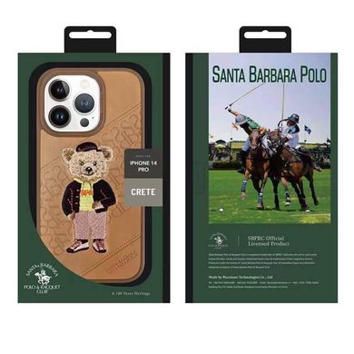 Чохол для iPhone 14 Pro Max Santa Barbara Polo Bear Crete Коричневий