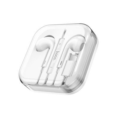 Навушники HOCO M1 Max crystal earphones for Type-C with mic White (6931474754707)