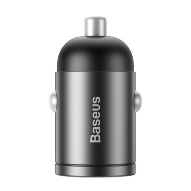 Автомобільний зарядний пристрій Baseus Tiny Star Mini Quick Charge Car Charger USB Port 30W Gray (VCHX-A0G)