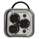 Захисне скло Metal Classic на камеру (в упак.) iPhone 13 Pro / 13 Pro Max Блакитний / Sierra Blue