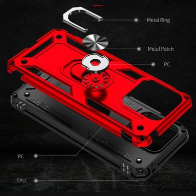 Чехол Cosmic Robot Ring для Xiaomi Redmi 10C Red