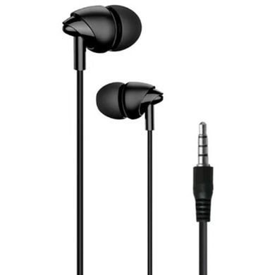 Навушники Usams EP-39 In-ear Plastic Earphone 1.2M Black (HSEP3901)