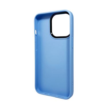 Чохол AG Glass Sapphire MagSafe Logo для Apple iPhone 15 Sierra Blue