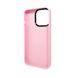 Чохол AG Glass Sapphire MagSafe Logo для Apple iPhone 15 Pink