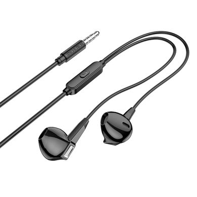 Навушники BOROFONE BM68 Kelly universal earphones with mic Black (BM68B)