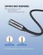 Аудіо кабель UGREEN AV142 USB Type C to 3.5mm Female Cable 10cm (Gray) (UGR-30632) (UGR-30632)