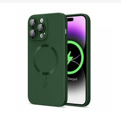 Чехол Cosmic Frame MagSafe Color для Apple iPhone 15 дляest Green