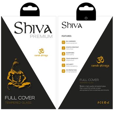 Захисне скло Shiva (Full Cover) для iPhone 15 Plus чорне