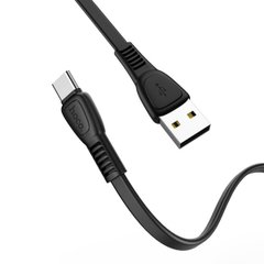 Кабель HOCO X40 USB to Type-C 3A, 1m, TPE, TPE connectors, Black (6931474711694)
