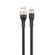 Кабель CHAROME C23-01 USB-A to Micro charging data cable Black (6974324910748)