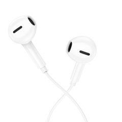 Наушники BOROFONE BM71 Light song universal earphones with mic White (BM71W)