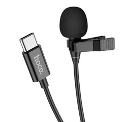 Микрофон-петличка HOCO L14 Type-C Lavalier microphone Black (6931474761156)