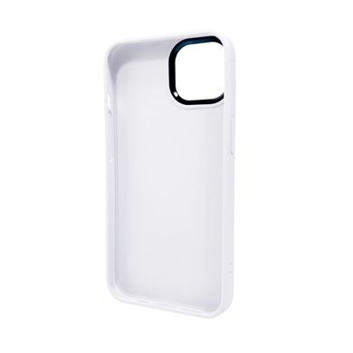 Чохол AG Glass Sapphire MagSafe Logo для Apple iPhone 14 White