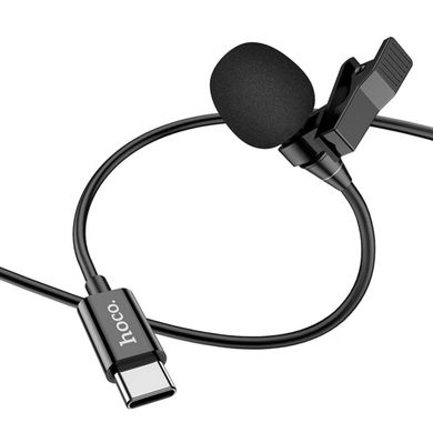 Мікрофон-петличка HOCO L14 Type-C Lavalier microphone Black (6931474761156)