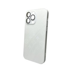 Чохол AG Glass Gradient LV Frame для Apple iPhone 13 Pro Pearly White