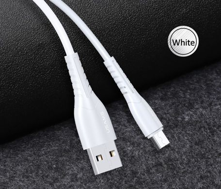 Кабель Usams US-SJ365 U35 Micro Charging Cable 1M White (SJ365USB02)