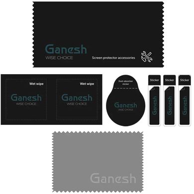 Захисне скло Ganesh 3D для iPhone 7 / 8 / SE (2020) (4.7") (Чорний)