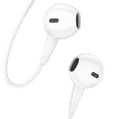 Навушники BOROFONE BM68 Kelly universal earphones with mic White (BM68W)