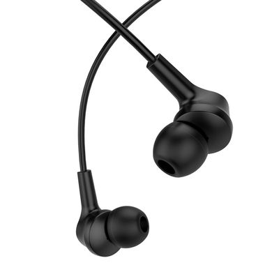 Навушники HOCO M50 Daintiness universal earphones with mic Black (6957531091943)