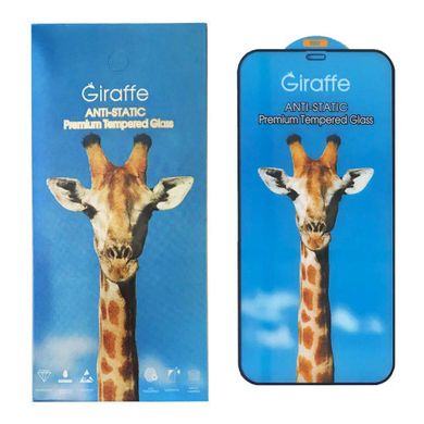 Защитное стекло Giraffe Anti-static glass для iPhone 12 /12 Pro (6.1'') черное