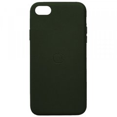 Накладка Leather Case Full for iPhone 7/8 green