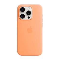 Чохол Silicone Full Case AAA MagSafe IC для iPhone 15 Orange