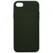 Накладка Leather Case Full for iPhone 7/8 green, Зелений
