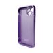 Чохол AG Glass Matt Frame Color Logo для Apple iPhone 13 Light Purple