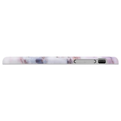 Силиконовый чехол на iPhone XR Фиолетовый мрамор