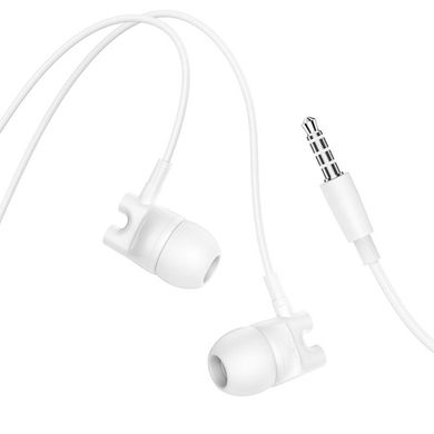 Навушники BOROFONE BM72 Majestic universal earphones with microphone White (BM72W)