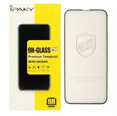 Защитное стекло iPaky Glass для iPhone 15 Plus Черная рамка