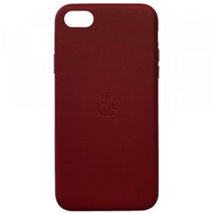 Накладка Leather Case Full for iPhone 7/8 red, Червоний