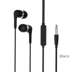 Наушники BOROFONE BM39 Refined chant universal earphones with mic Black (BM39B)