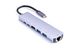 USB-хаб ZAMAX 8-в-1 Type C + USB HUB to HDMI/HDTV + PD + USB C + SD + TF + RJ45
