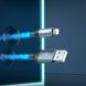 Кабель HOCO U112 Shine charging data cable for iP Gray (6931474788801)