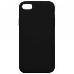 Накладка Leather Case Full for iPhone 7/8 black, Черный